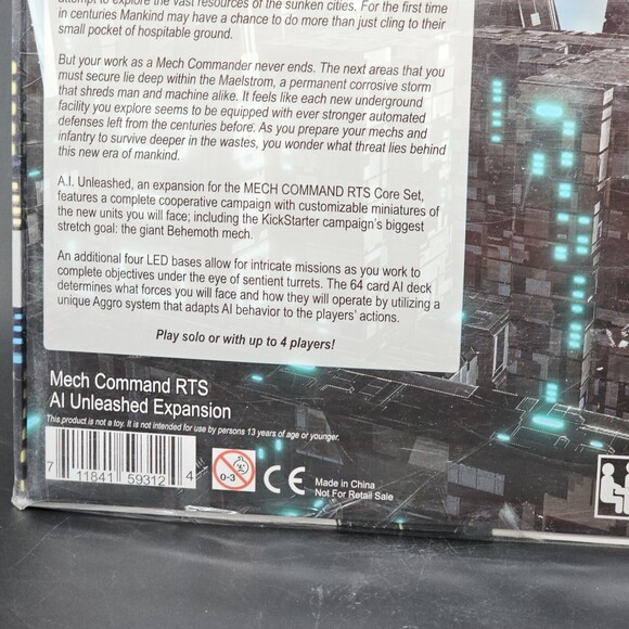 Mech Command A.I. Unleashed RTS Game A Cooperative Expansion Bad Crow Game - Picture 4 of 12